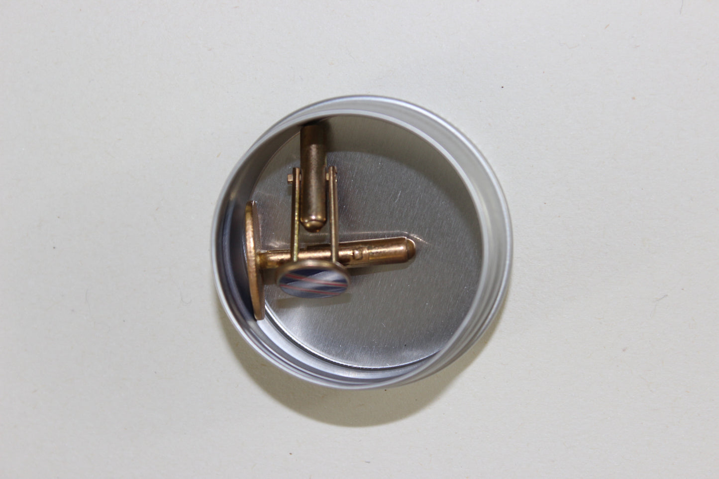 Vintage Red and Navy Cufflinks