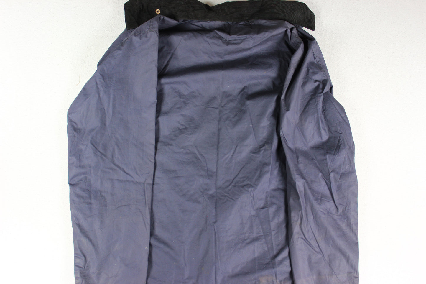 Pre-Loved Barbour Navy Jacket - Size 12