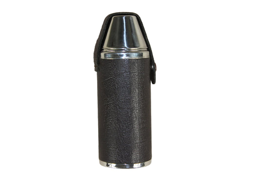 Pre-Loved British-Made Stainless Steel Hip Flask – 8oz