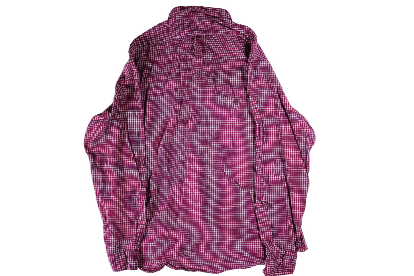 Pre-Loved Polo by Ralph Lauren Checkered Red Shirt - XL