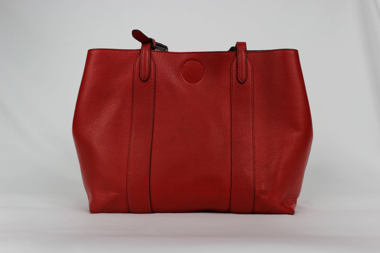 Pre-Loved Mulberry Bayswater Project Tote in Striking Red