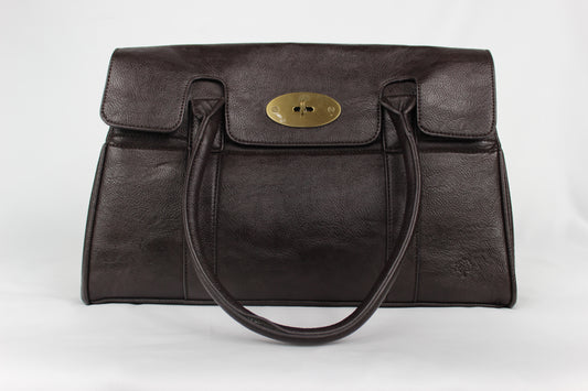 Pre-Loved Mulberry Bayswater Handbag in Dark Brown