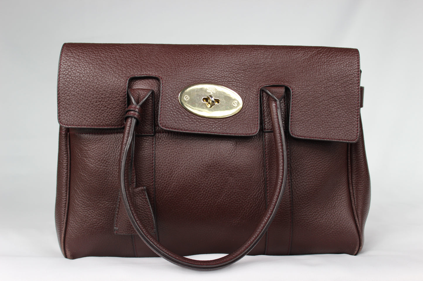 Pre-Loved Mulberry Bayswater Bag in Rich Oxblood