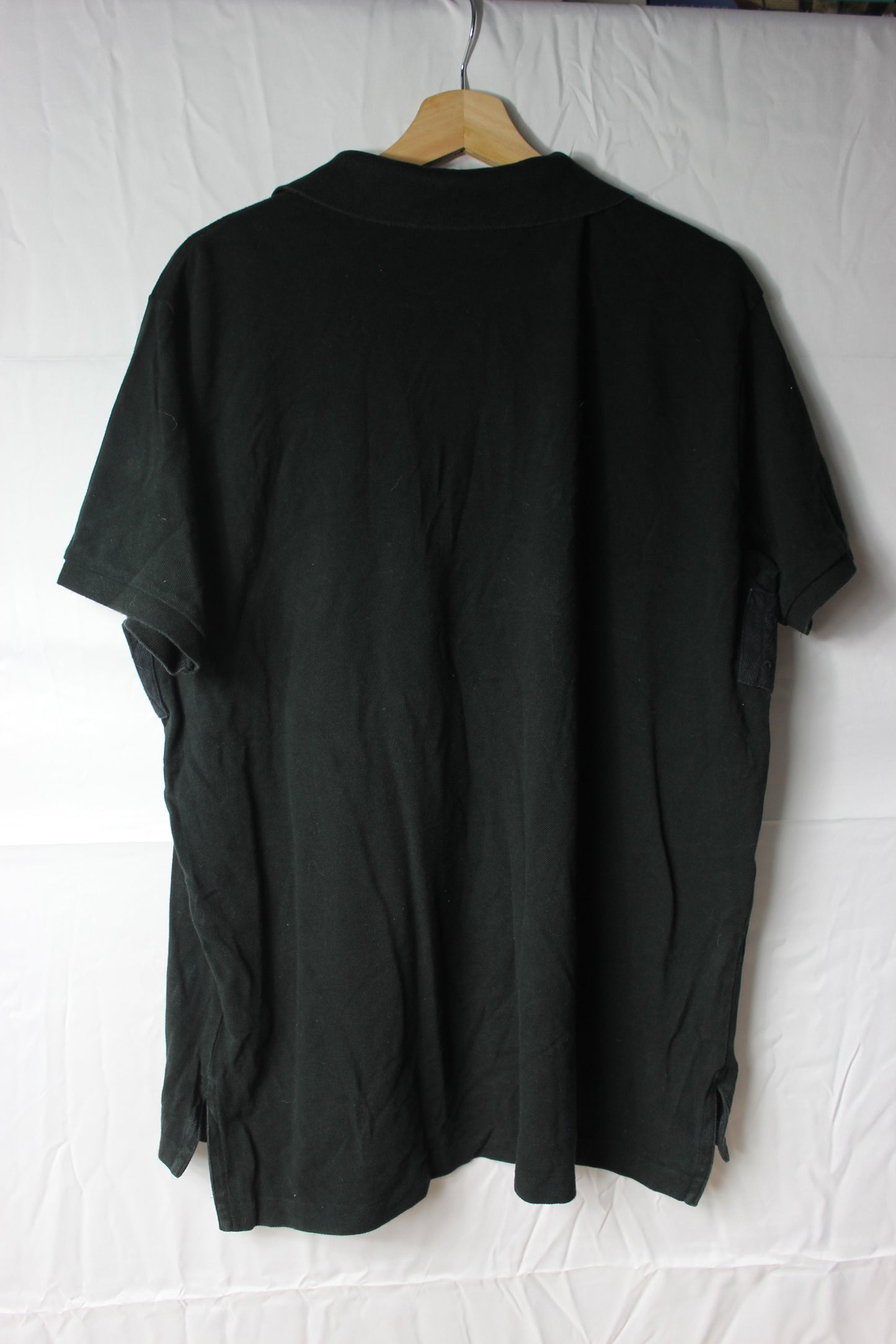 Pre-Loved Polo Ralph Lauren Black Polo Shirt - Size XL
