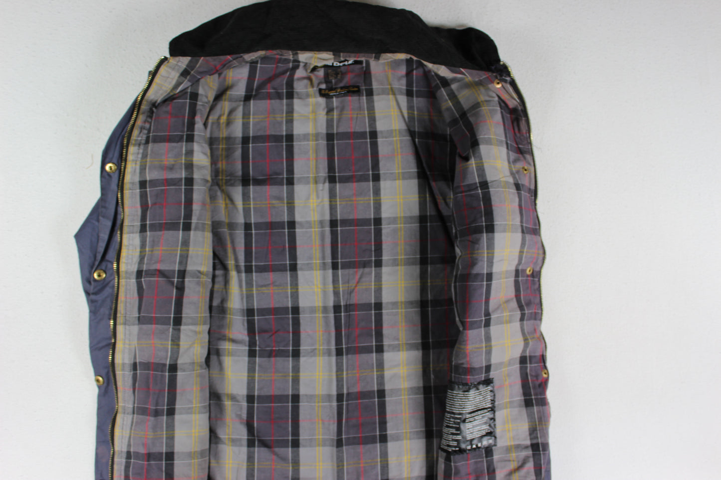 Pre-Loved Barbour Navy Jacket - Size 12