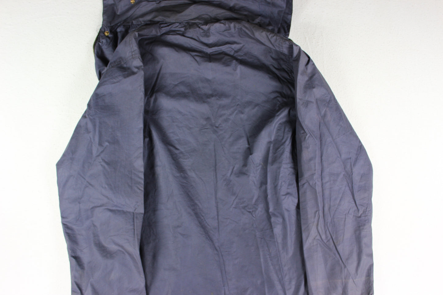 Pre-Loved Barbour Navy Jacket - Size 12