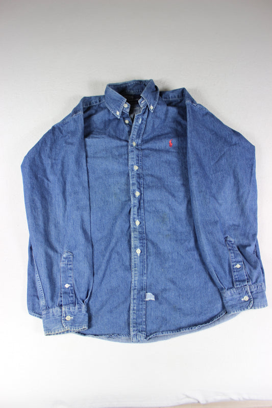 Pre-Loved Polo Ralph Lauren Denim Shirt - L