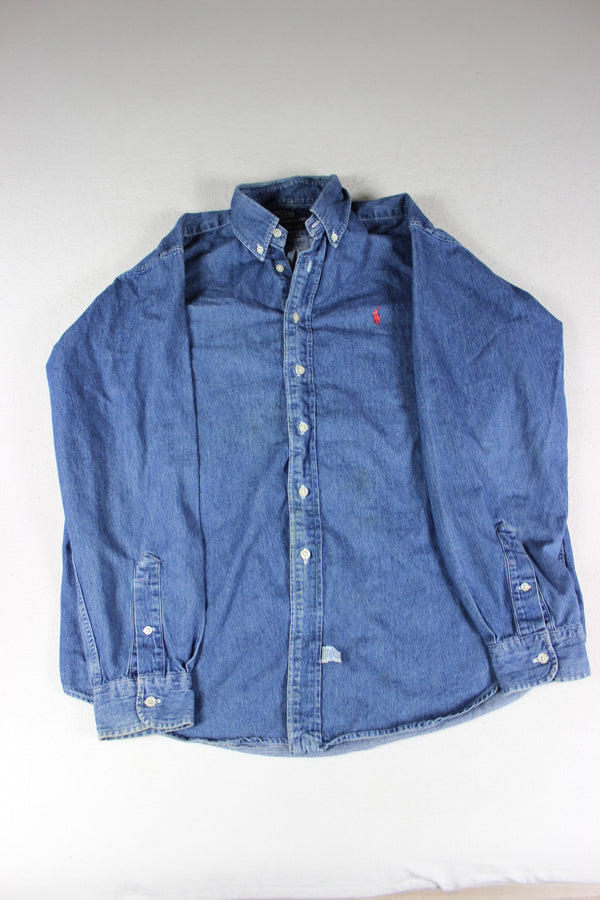Pre-Loved Polo Ralph Lauren Denim Shirt - L