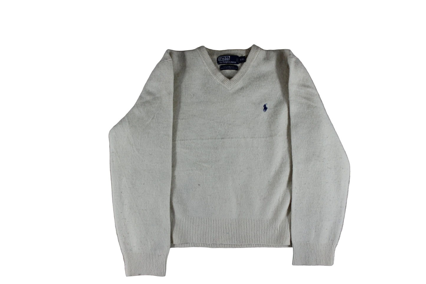 Preloved Polo by Ralph Lauren V-Neck Jumper - M