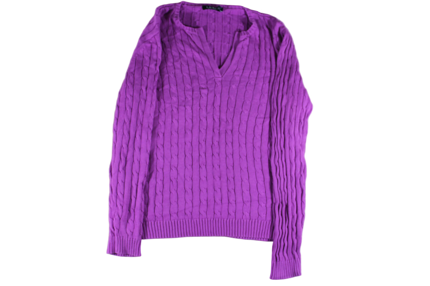 Preloved Lauren by Ralph Lauren V Neck Jumper - XXL