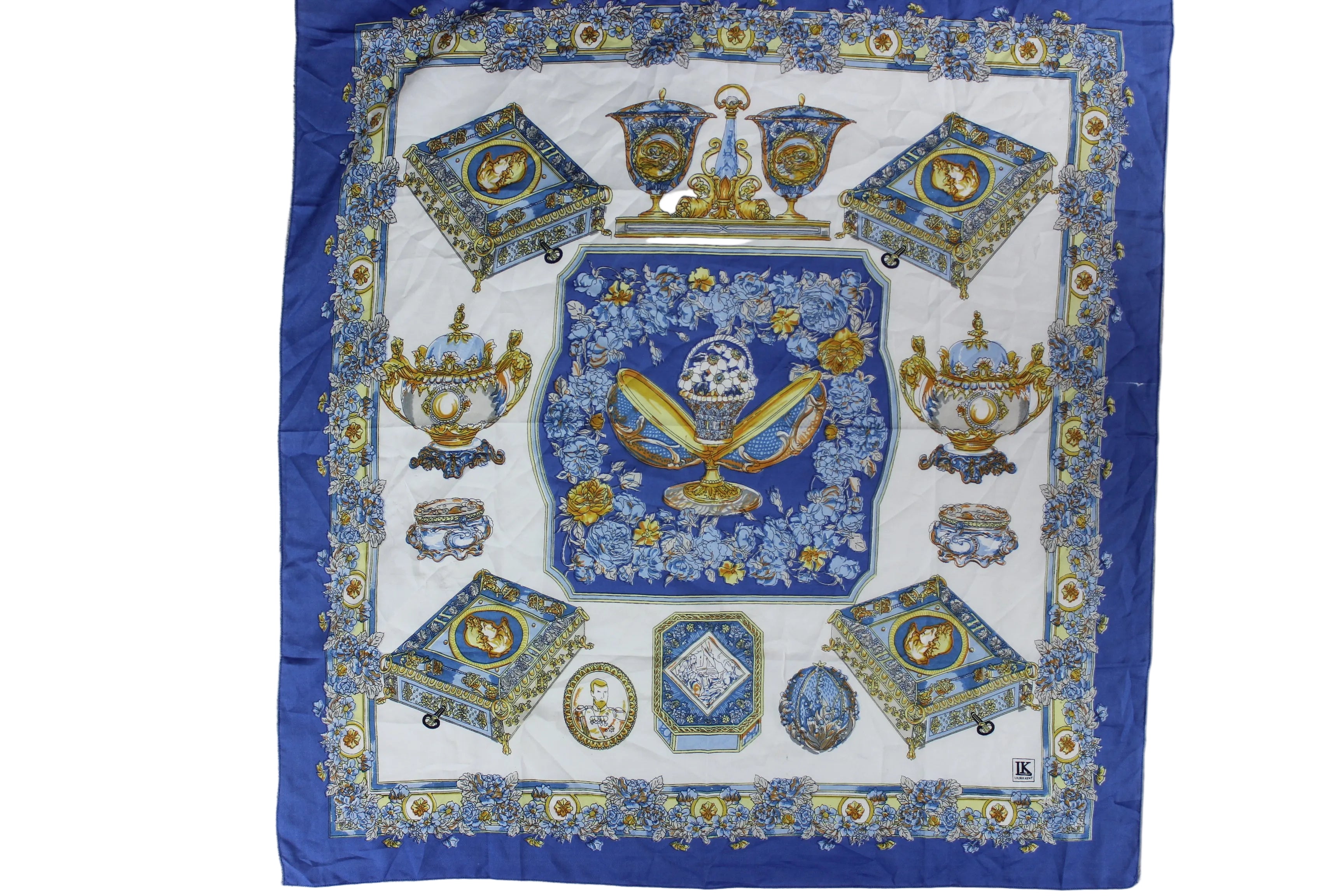 Pre-Loved Laura& Kent Silk Scarf – One Size