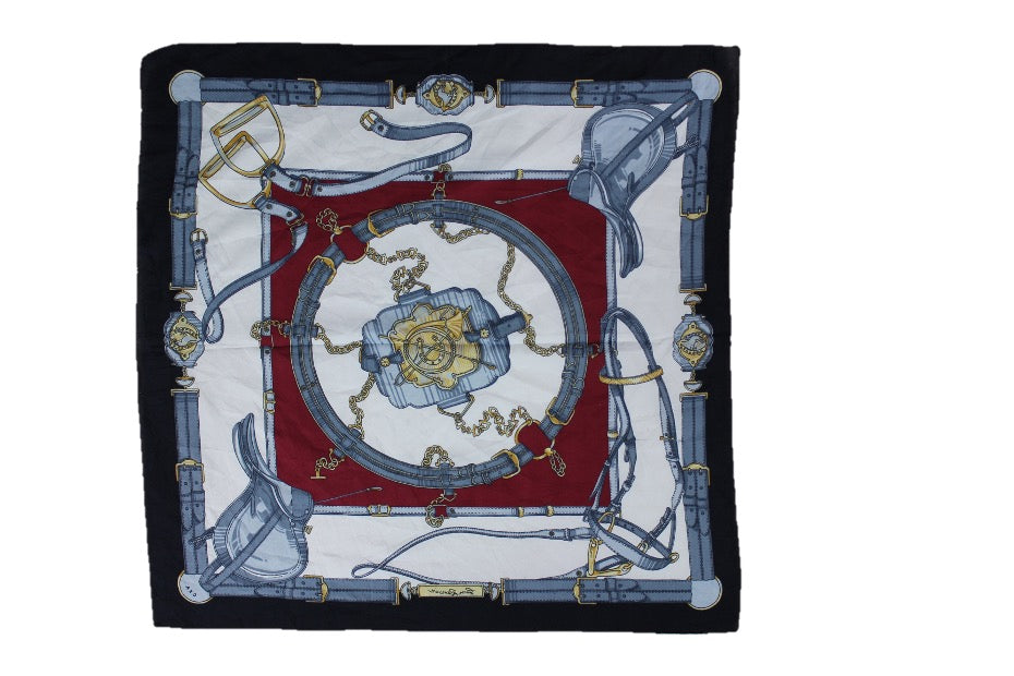 Pre-Loved Gim Renoir Silk Scarf – One Size